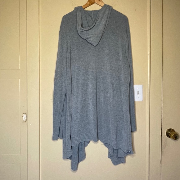 Barefoot Dreams Gray Open Cardigan - Picture 3 of 8